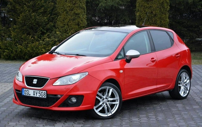 Seat Ibiza cena 26900 przebieg: 234100, rok produkcji 2012 z Borne Sulinowo małe 596